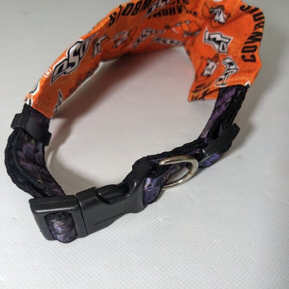 NEW- Homemade OSU Oklahoma State Cowboys Dog Bandana (8" x 6") Size S-M - Picture 6 of 7